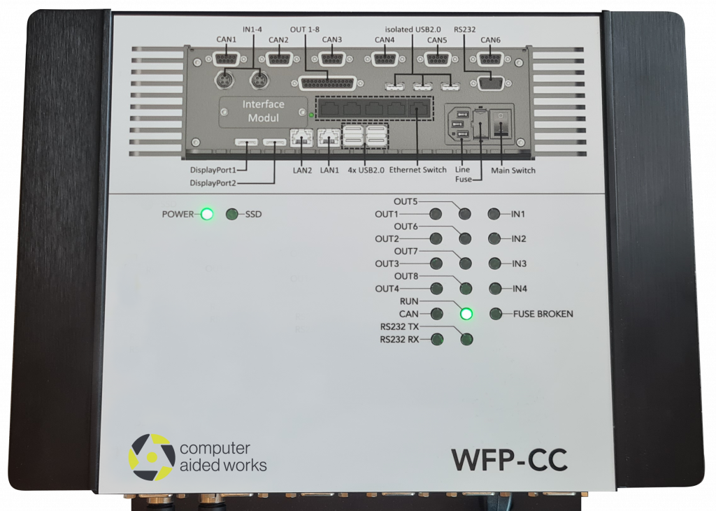Foto eines Werkerführungssystems WFP-CC von Computer Aided Works.