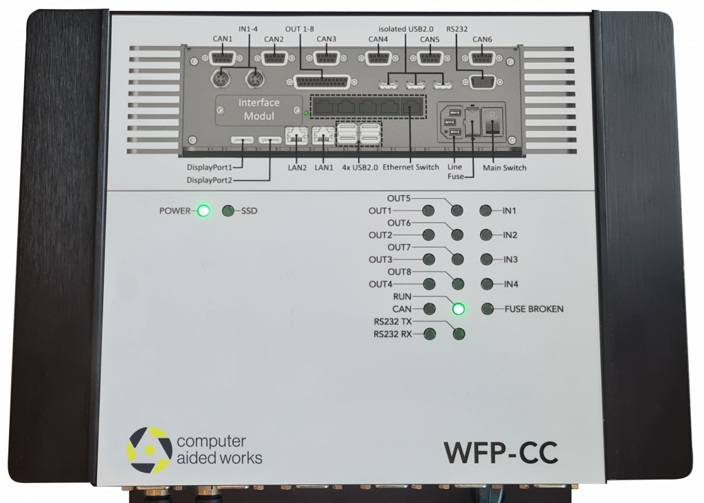 Unsere wirkungsvolle Werkerführung 1 Foto eines Werkerführungssystems WFP-CC von Computer Aided Works.