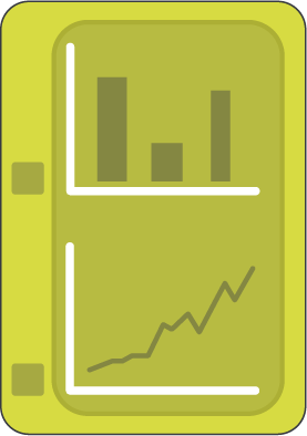 Grafik eines Dokuments, auf dem Tabellen zu sehen sind.