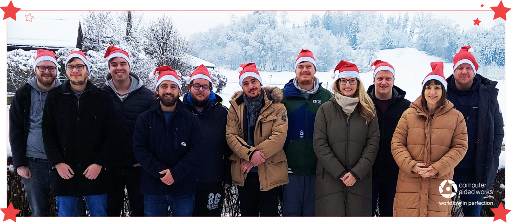 weihnachtlicher Gruß vom Werkerführungsteam