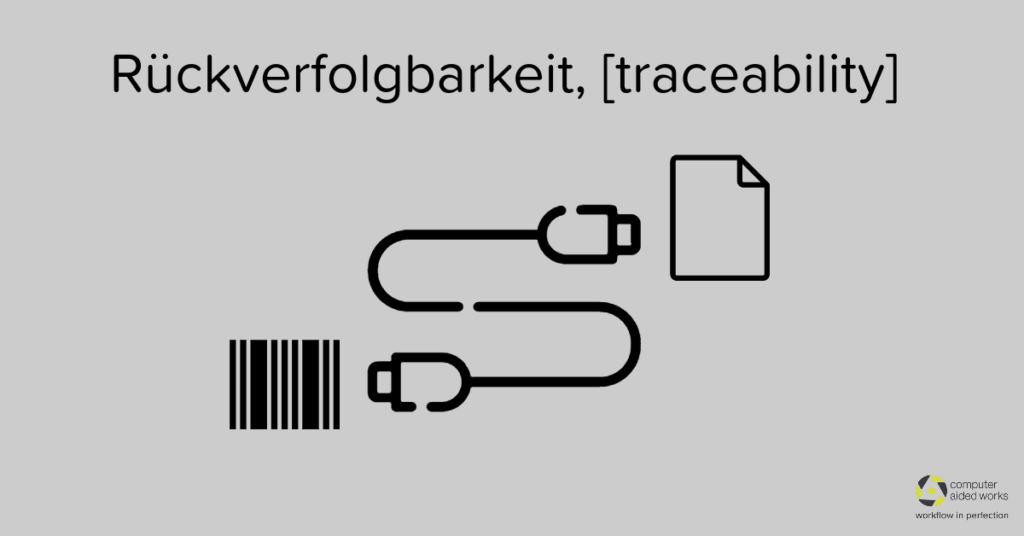 Rückverfolgbarkeit traceability