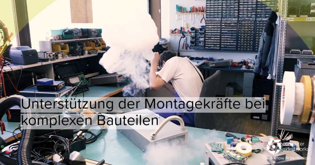 Unterstützung der Teammitglieder bei komplexen Bauteilen.