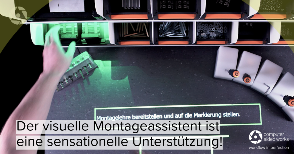 Der visuelle Montageassistent ist eine sensationelle Unterstützung in der Fertigungs- und Montageindustrie 1 Der visuelle Montageassistent